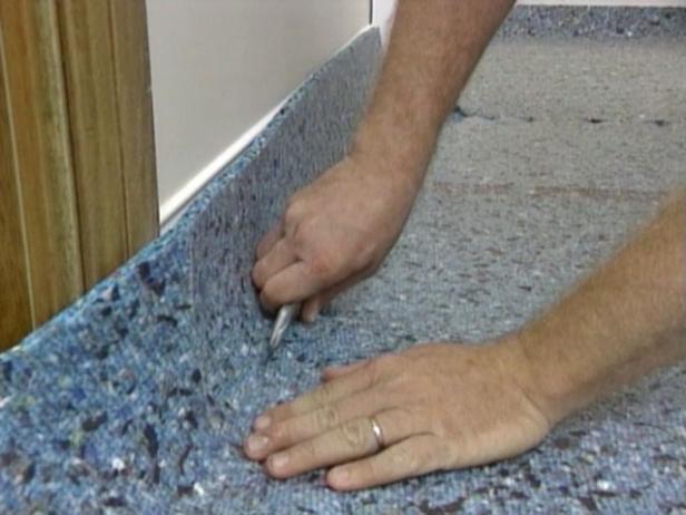 how to install carpet padding